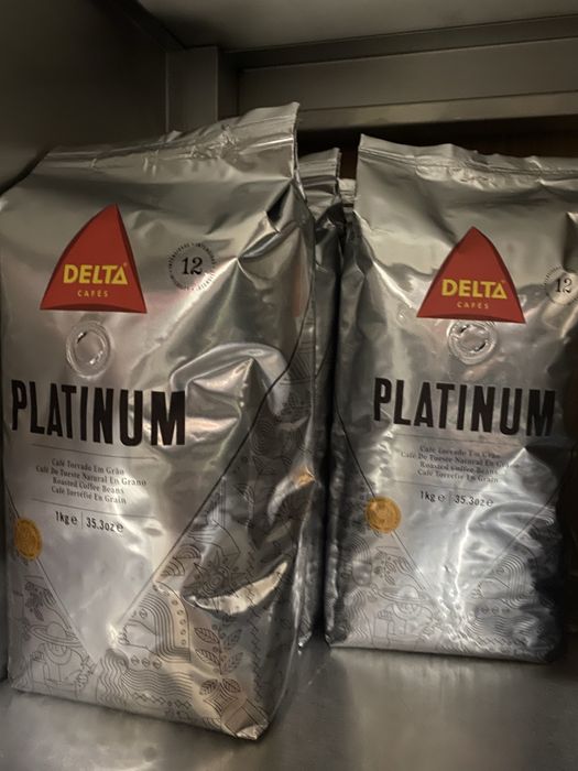 Cafe delta platinum em grao 1kg