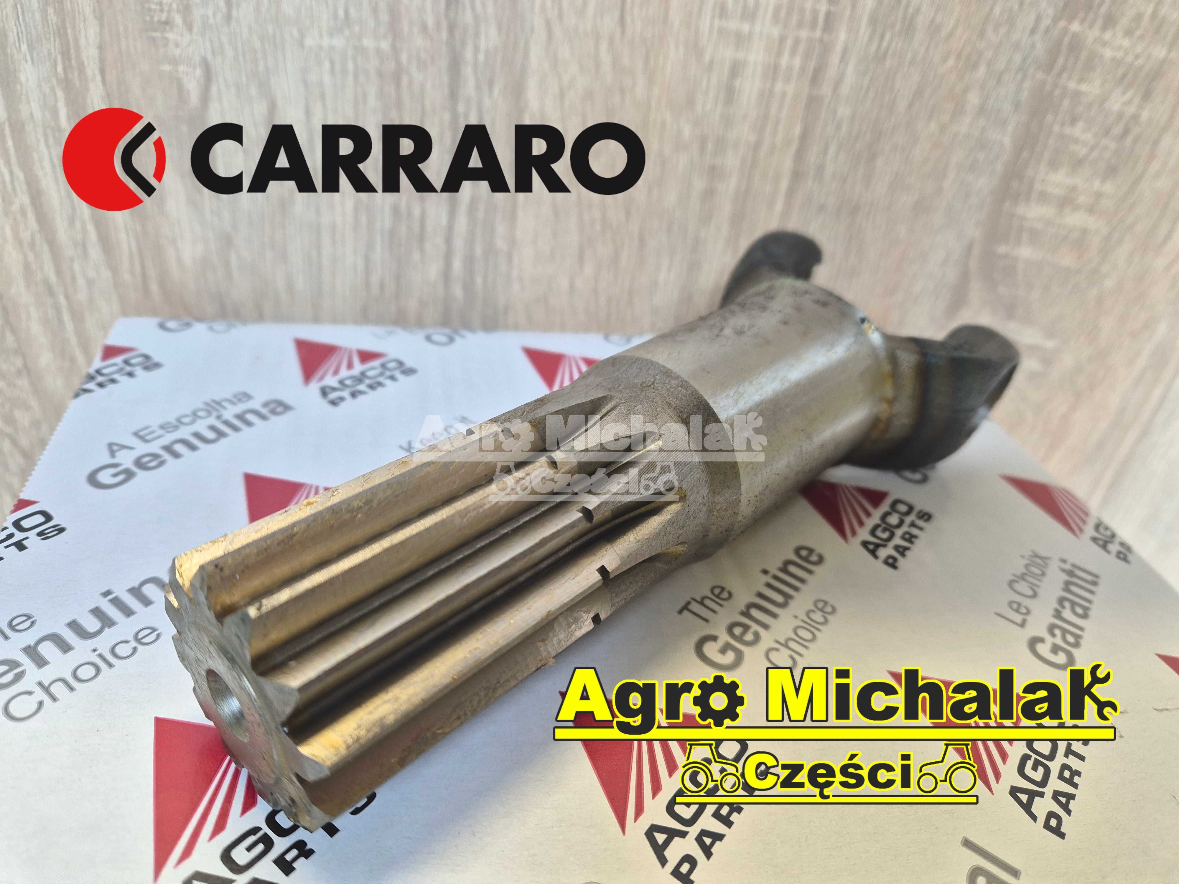 Półoś krótka ładowarka Massey Ferguson 8937, 8947, 12 zębów , Fi-48m