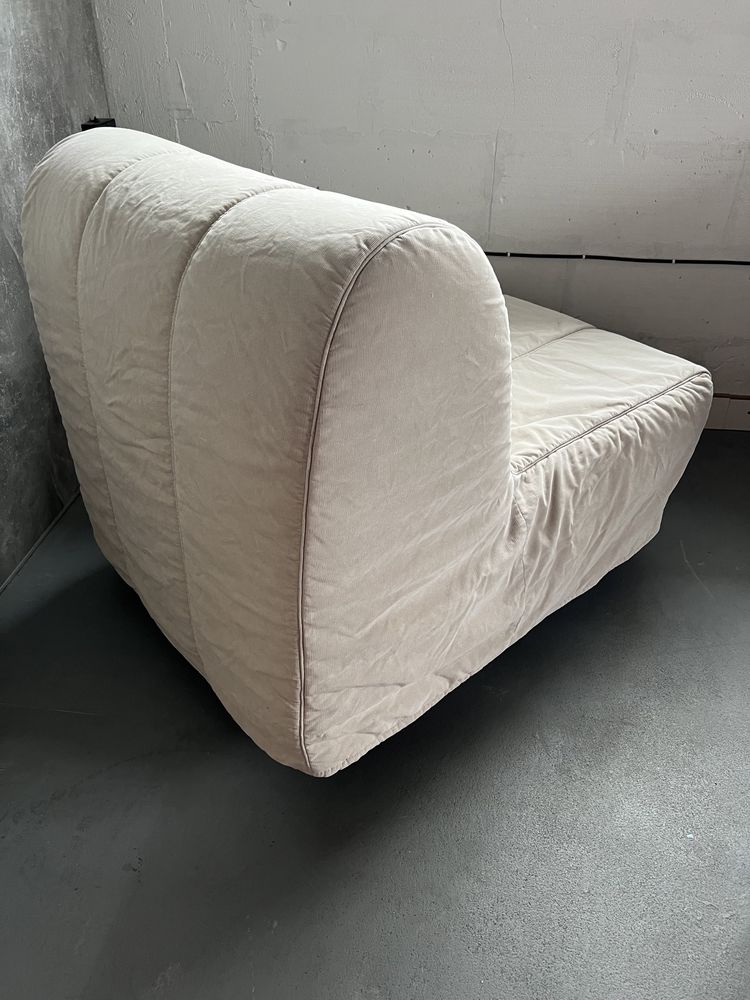 Fotel rozkladany łóżko polowe  Ikea Lycksele beżowy 2 szt