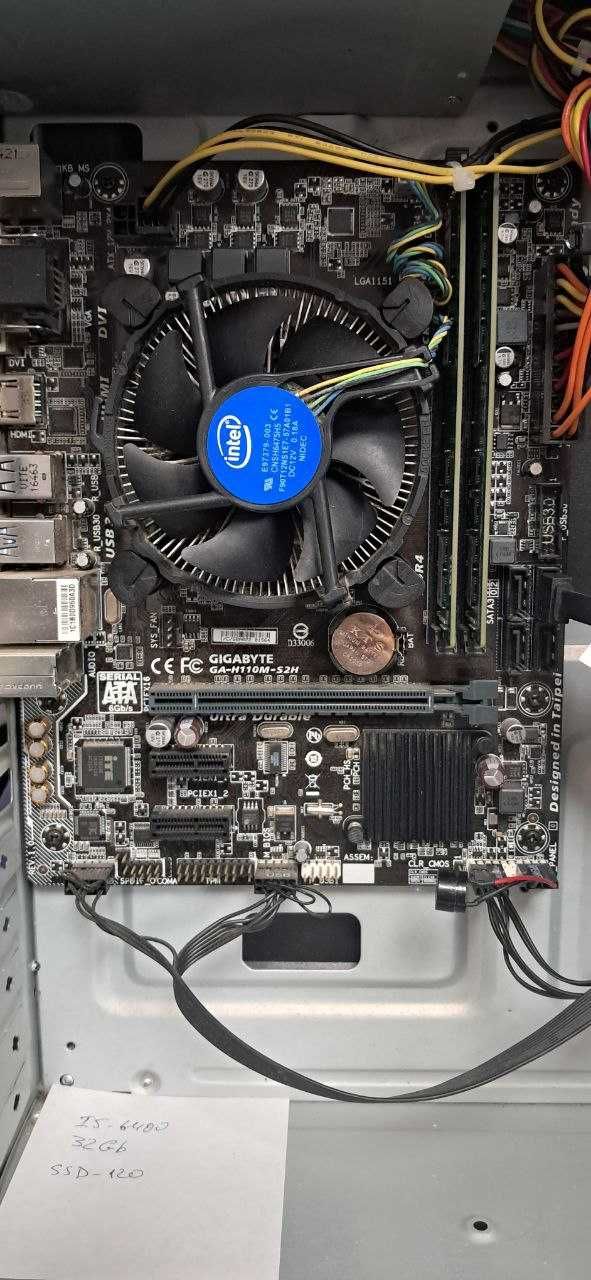 Системний блок Intel Core I5-6400, 16/32 GB DDR4, SSD 120/240GB