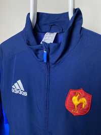 Kurtka lekka wiatrówka sportowa bluza Adidas Francja Climacool