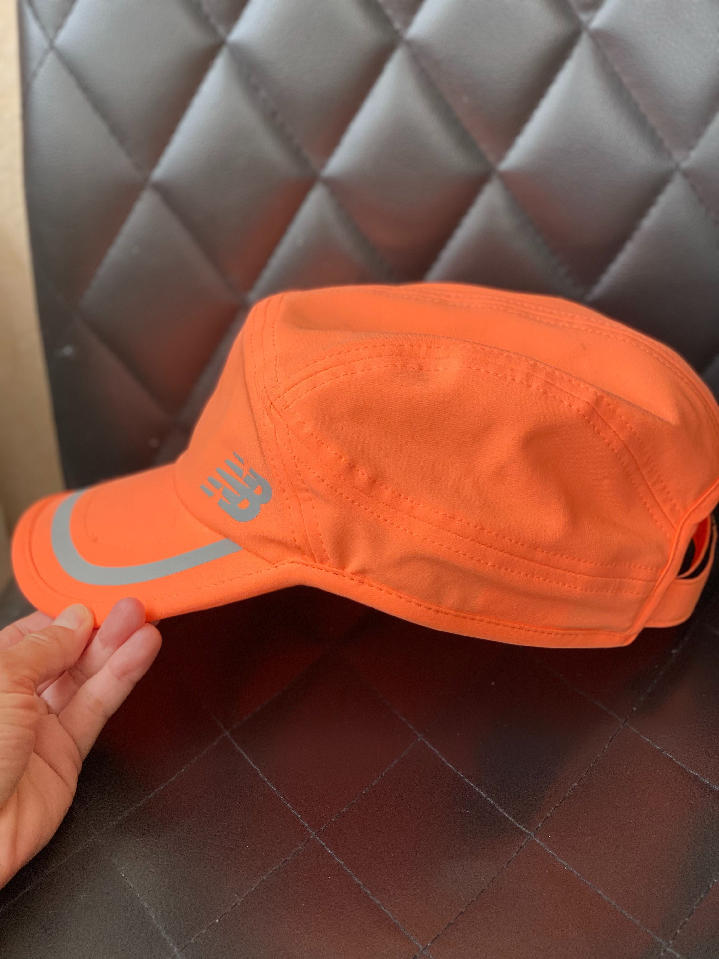 Кепка New Balance Impact Running Cap MH934309CPN One size Оранжевая