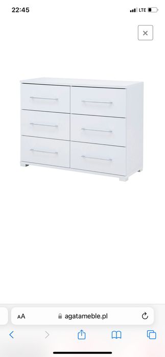 Komoda BIANCO Agata Meble Nowa