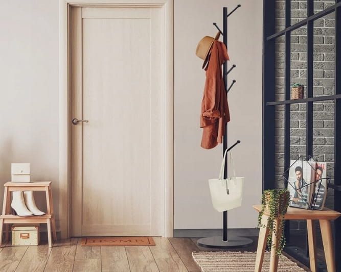 Wieszak Na Ubrania Stojący Na Kurtki Stojak Podłogowy Duży  Loft