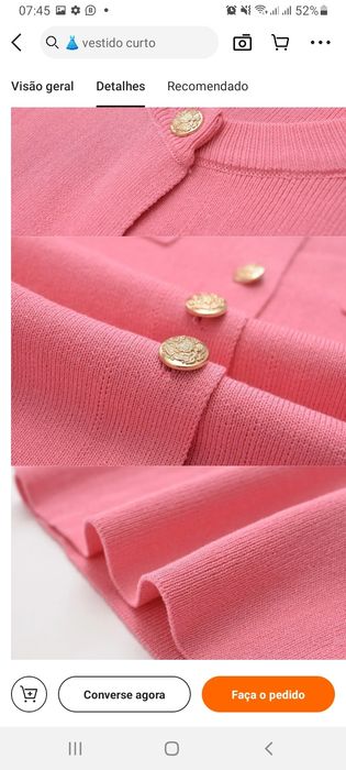 Promoção de Mine vestido de malha feminino, nos tamanhos S,M,L.