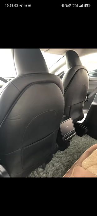 Тесла Захисні накладки на спинки чохли тесла передніх сидінь Tesla Y/3