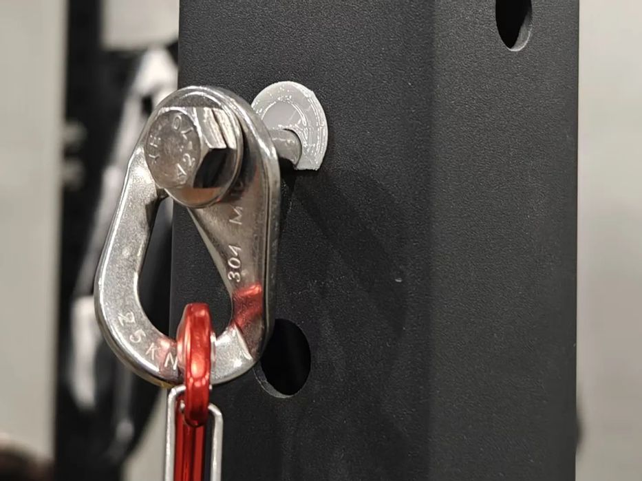 Adaptador Fixo M10-M17 Para Rack de Agachamento