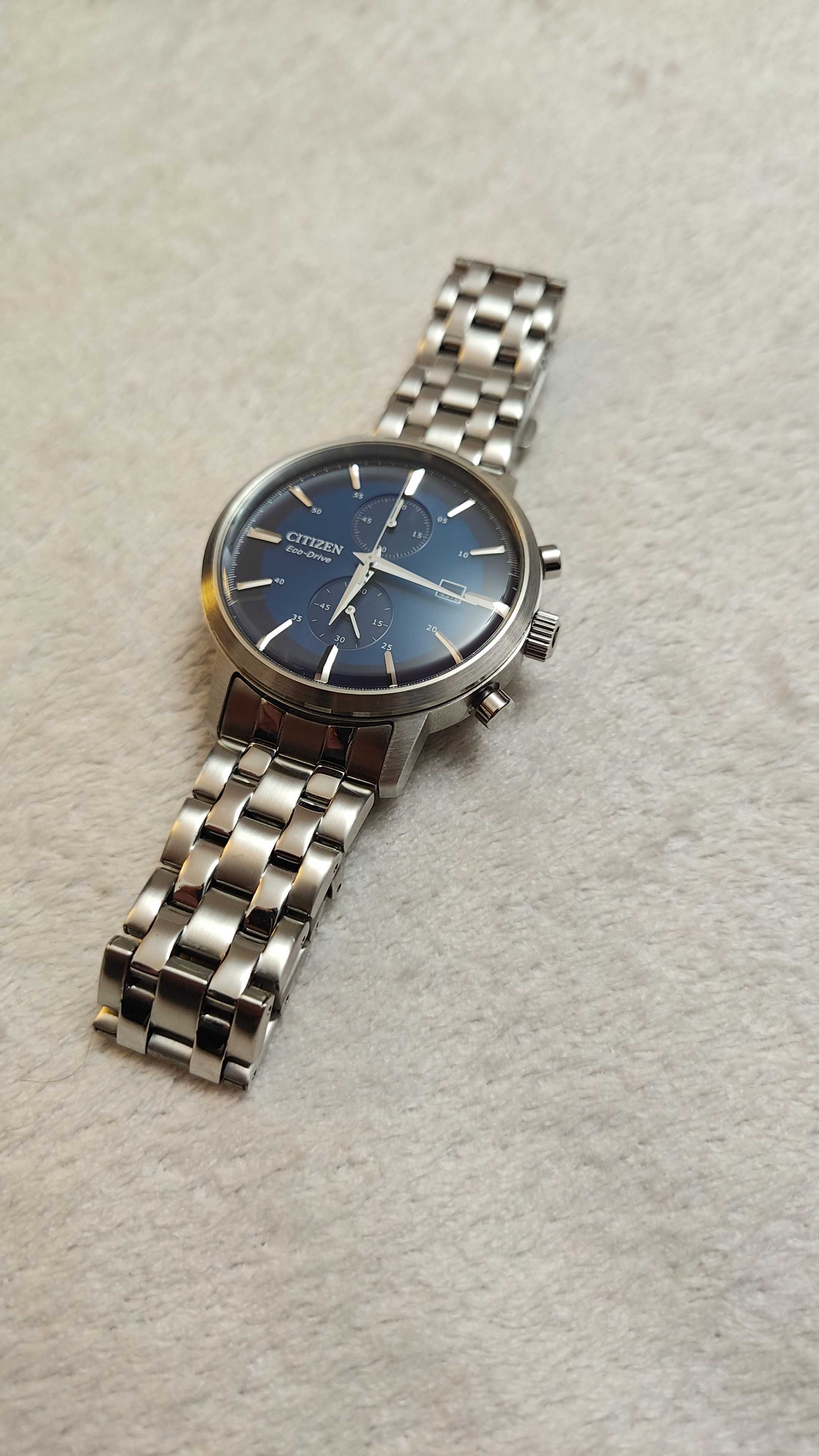 Citizen CA7060 88L Eco-Drive Chronograf Vintage Zegarek Męski +Pudełko