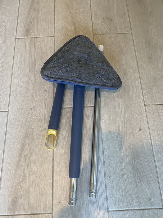 Трикутна швабра для вікон з мікрофібри