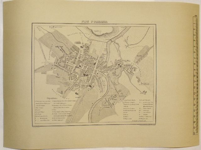 Stara mapa stary plan Poznań komplet 9 sztuk reprint