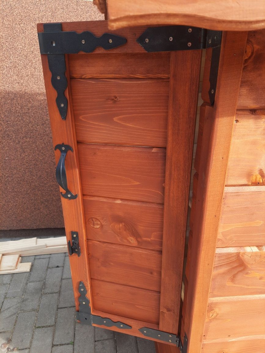 Wędzarnia drewniana z boazerii 22mm