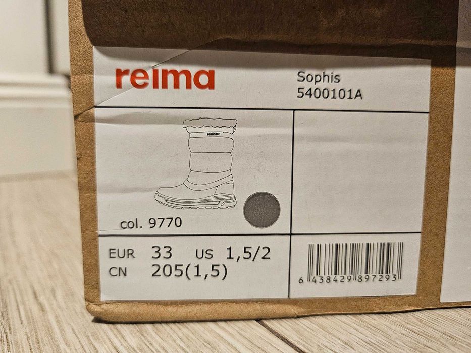 Зимові чоботи Reima, 33р.