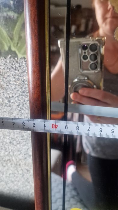 Lustro z sitodrukiem