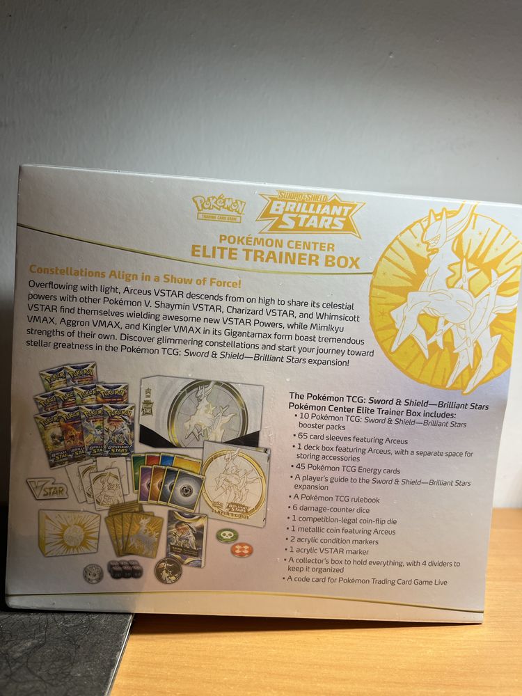 Pokemon brilliant stars poke center ETB