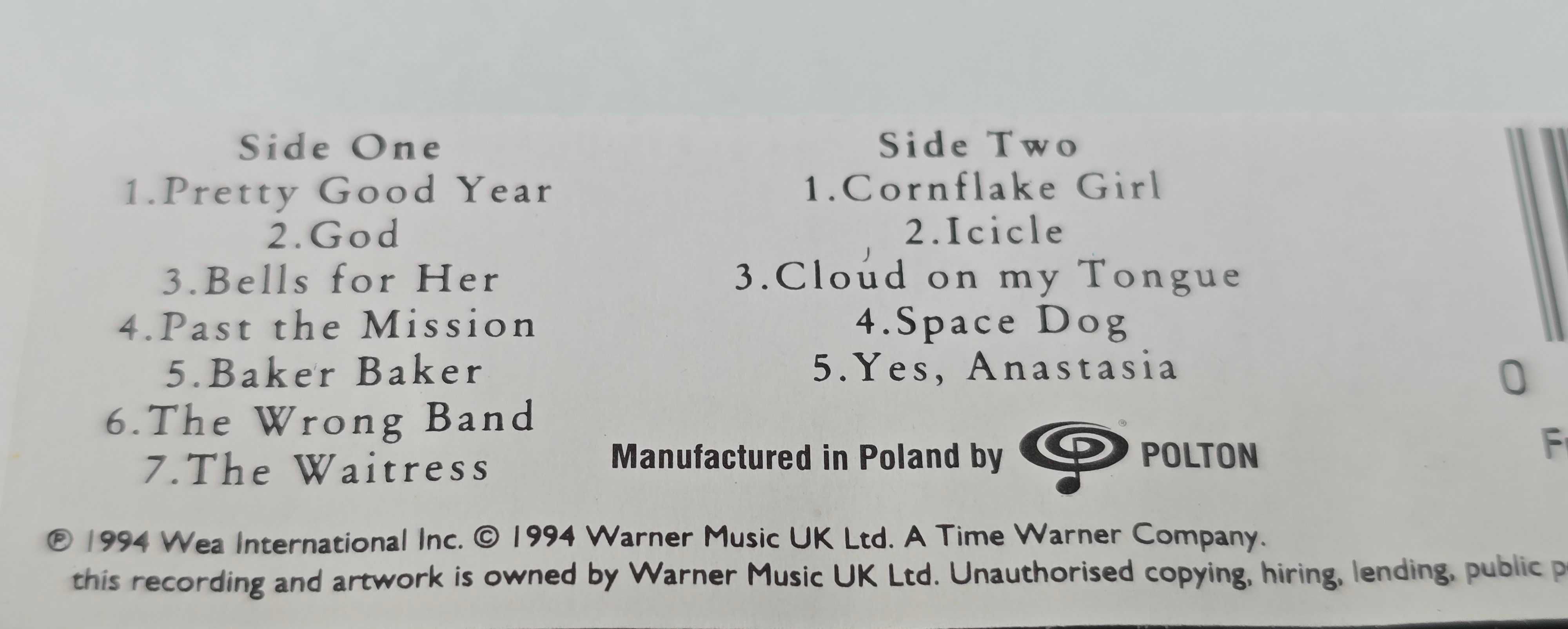 Kaseta audio Tori Amos - Under The Pink