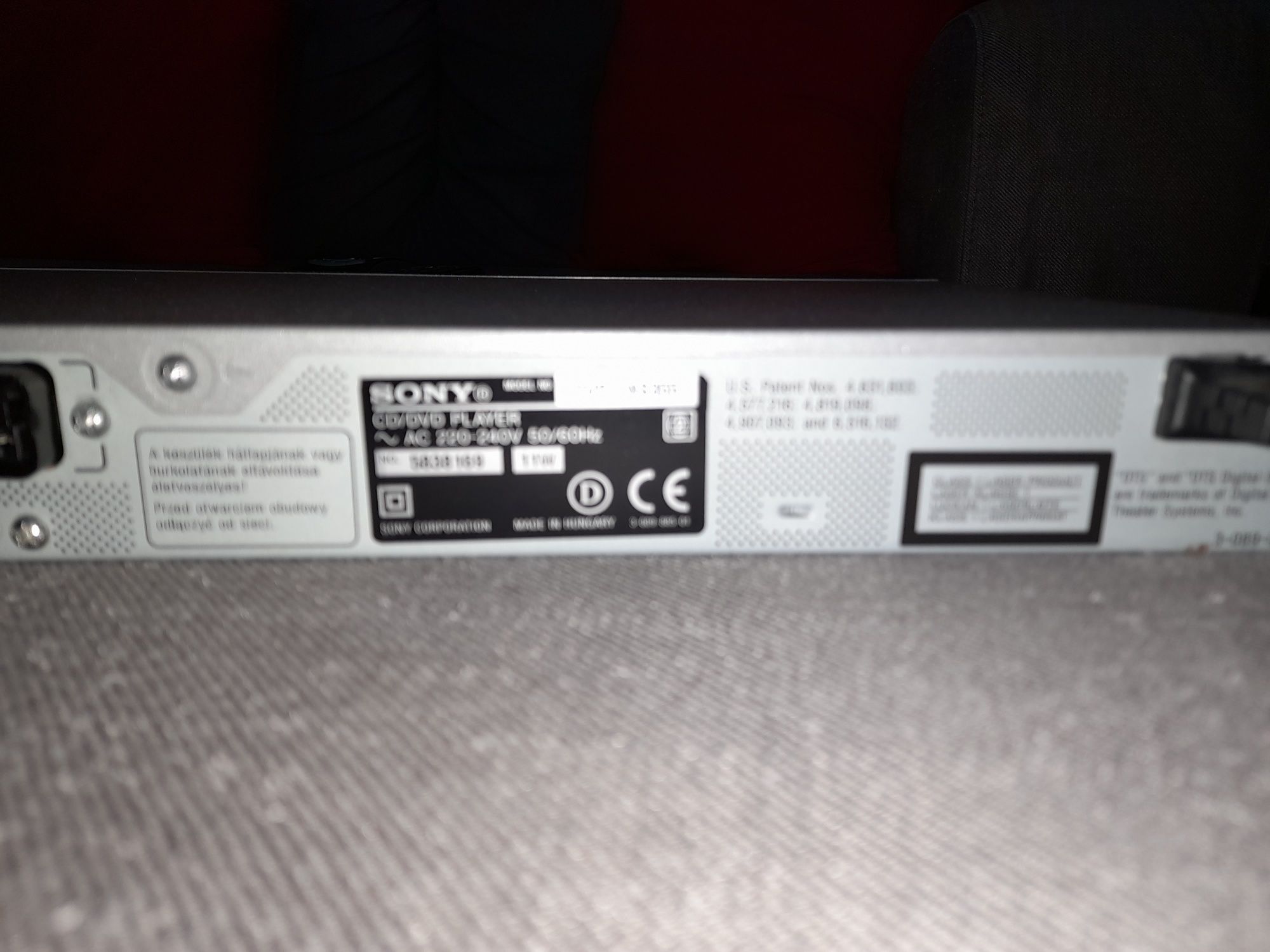 Leitor CD / DVD SONY DVP-NS355