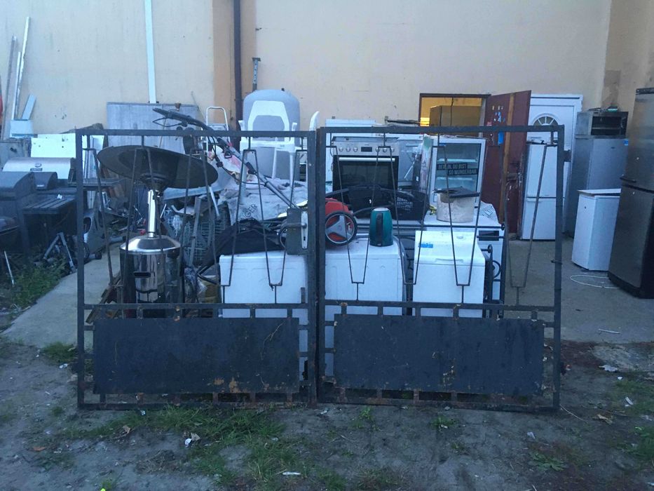 Brama dwuskrzydłowa metalowa 280 cm