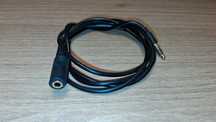 Przedłużacz Audio Jack 3.5 Mm Męski–Żeński 1M Czarny