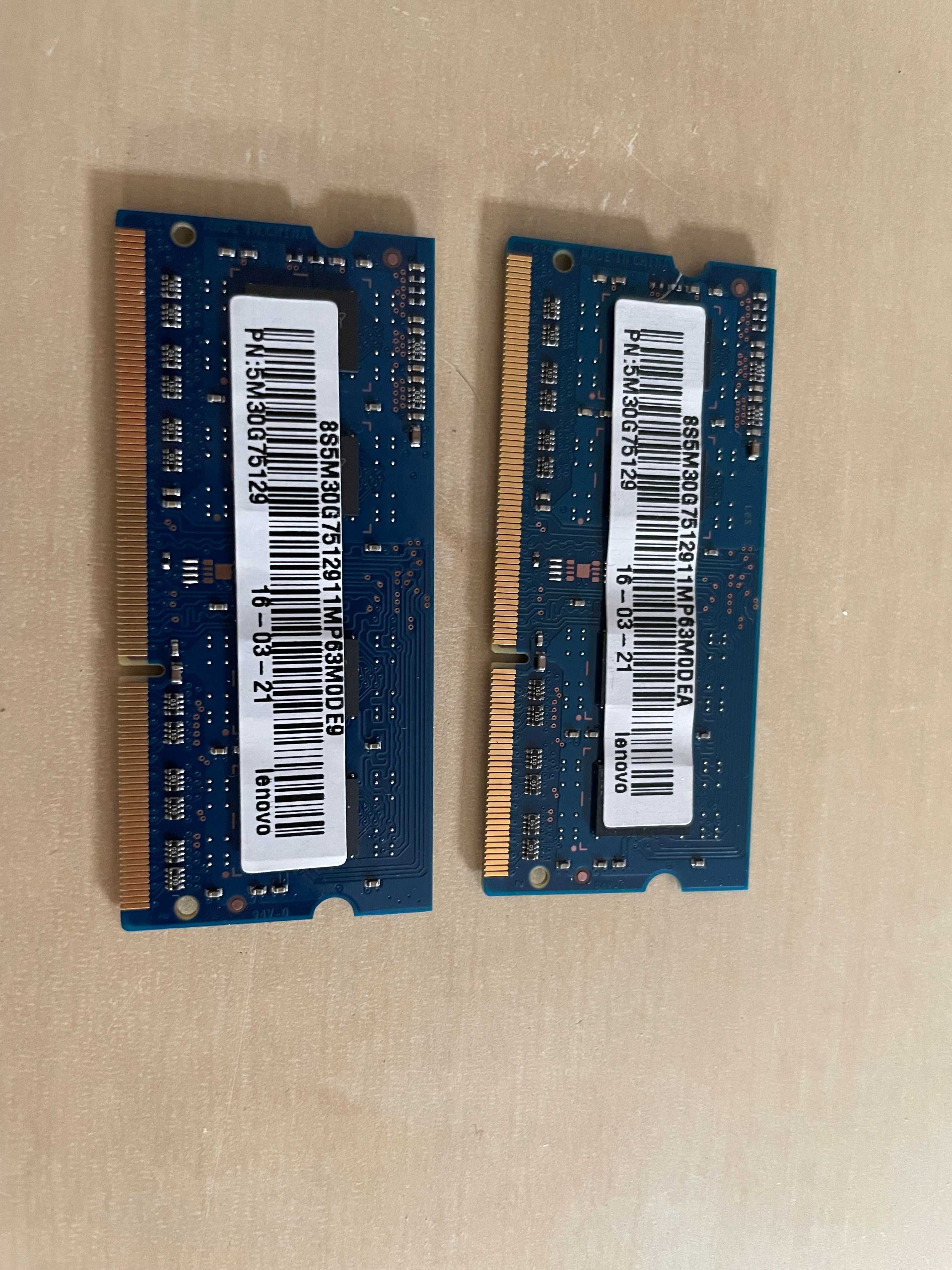 Pamięć ram SO-DIMM DDR3 2x4GB