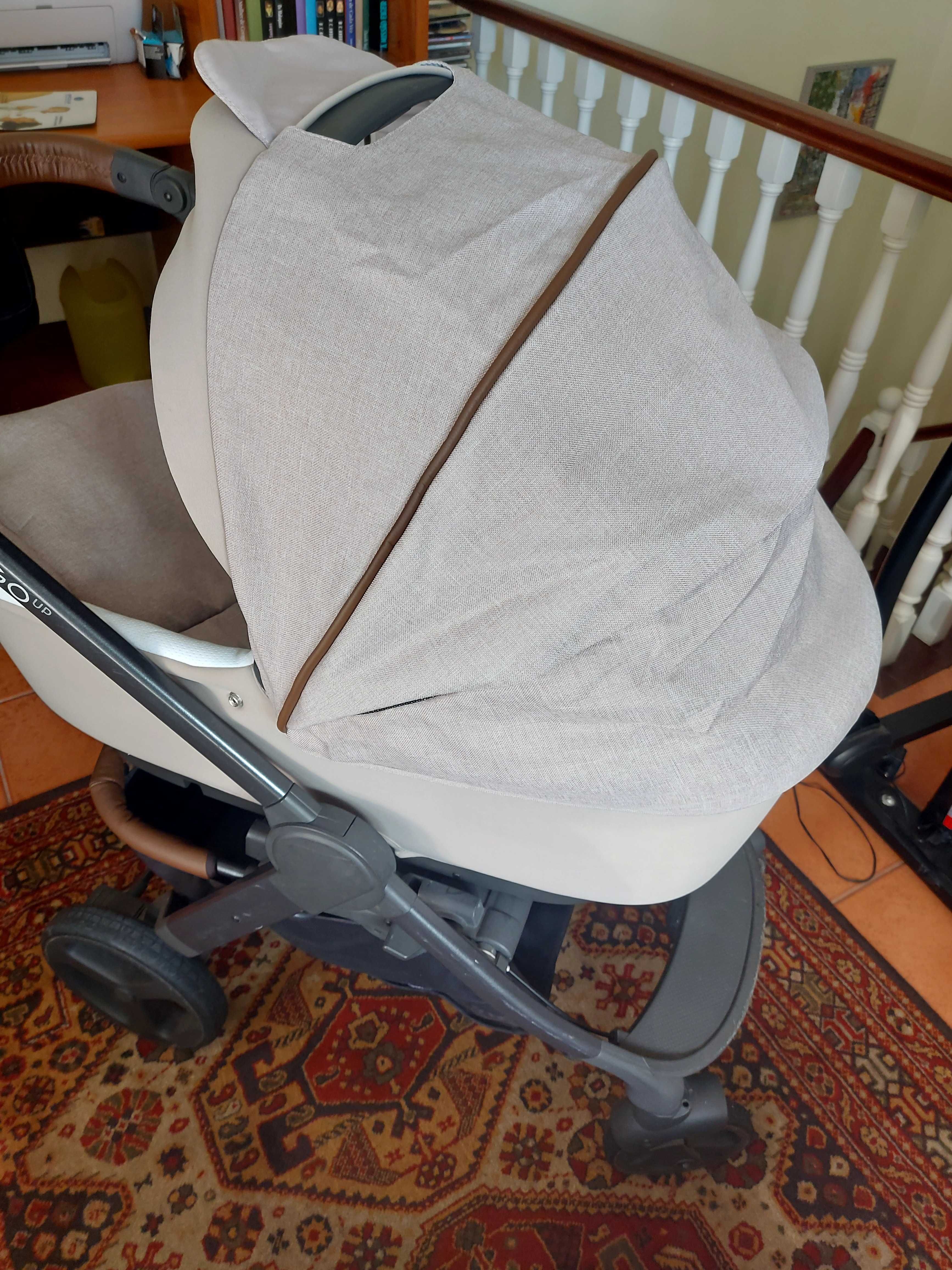 Carrinho com alcofa e babycoque Chicco Style Go Up 3 em 1