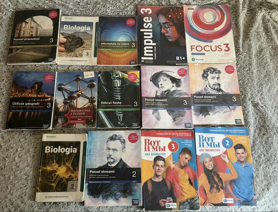 Podręczniki do klasy 3. liceum.