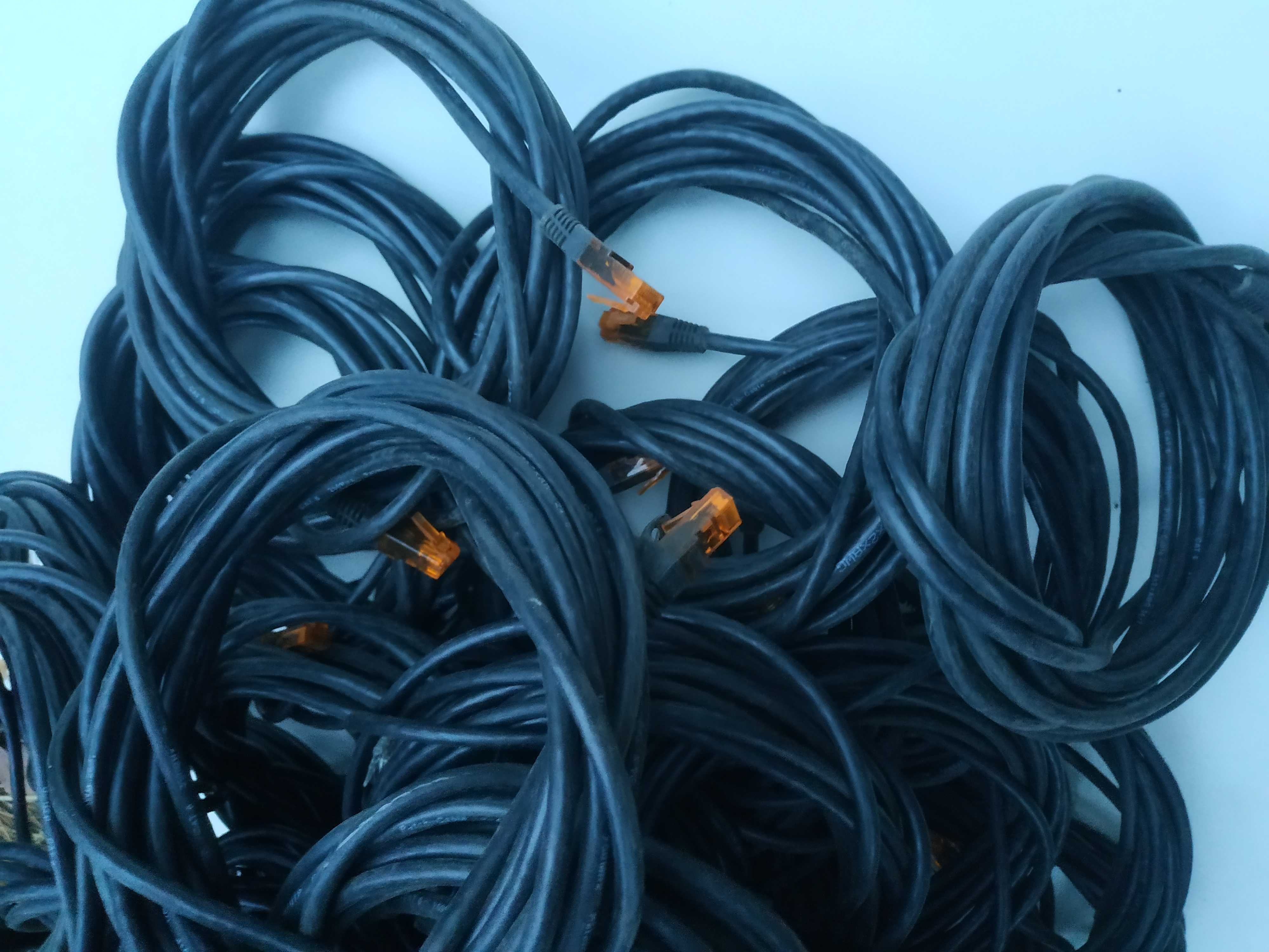 Kabel UTP 46 szt Cat.6 internetowy 5m LB0075-5 przewód sieciowy wtyk