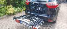 Bagaznik na rowery Aguri Active Bike 4 Silver plus rampa najazdowa