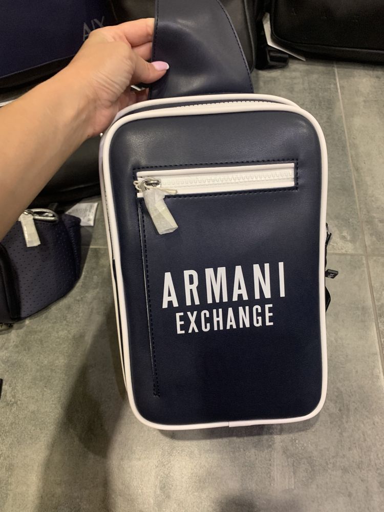 Бананка Armani черная синяя