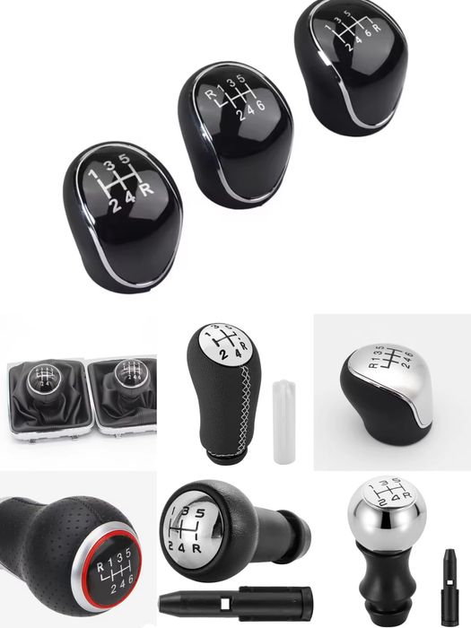 Punhos/Manetes de Mudança Novos - Vários Modelos 5 e 6 Velocidades!