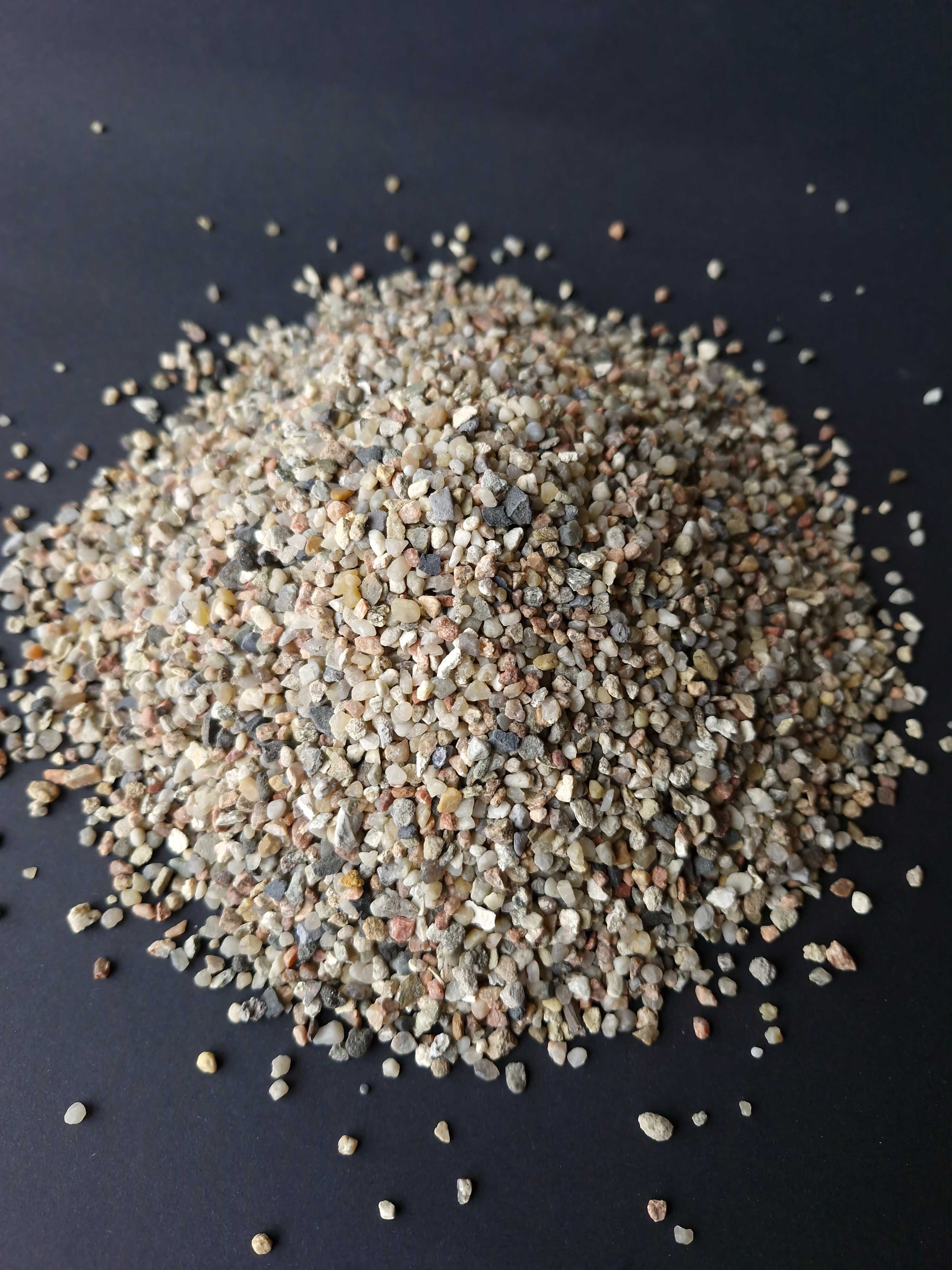 Żwirek kwarcowy, żwir, piasek kwarcowy 3,0-5,0 mm worki 25kg, big-bag