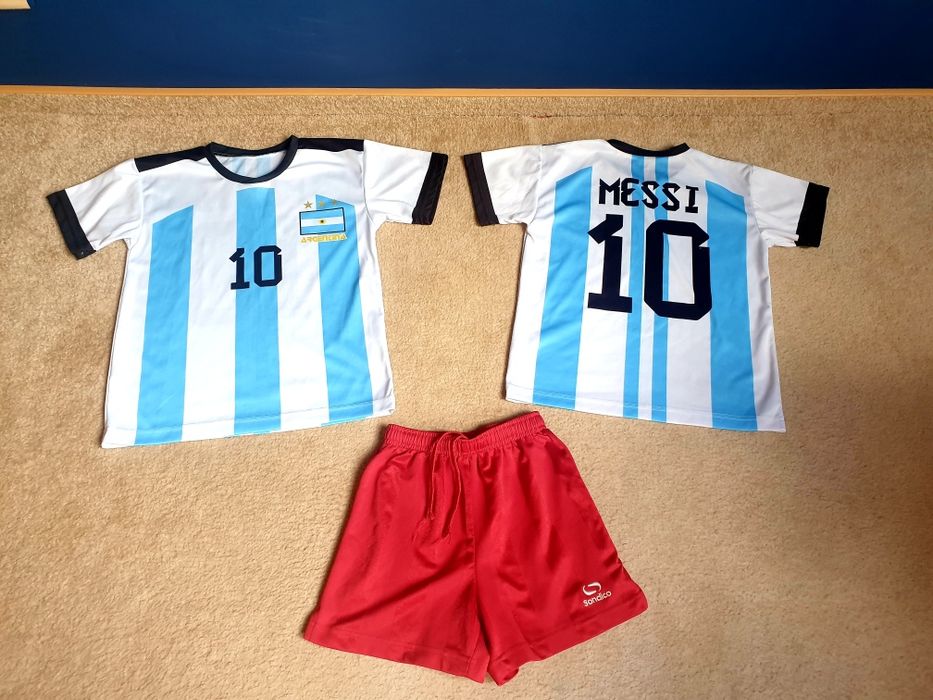 Strój piłkarski nike/ Messi 128/134 -140 cm
