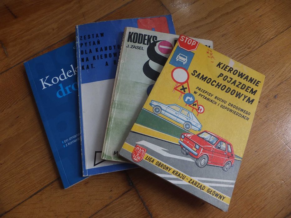 Zestaw książek kodeks drogowy Kierowanie pojazdem samochodowym