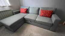 Sofa 3‑osobowa rozkładana IKEA BÅRSLÖV szezlong