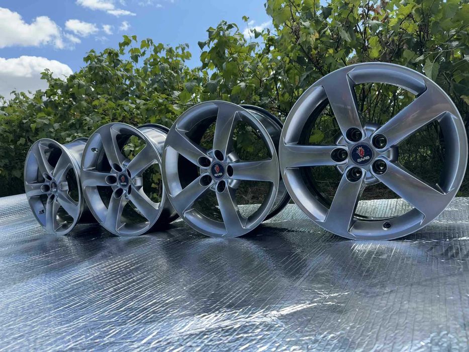 Felgi aluminiowe SAAB 9-3 93 17 cali KOMPLET ALU45 5x110 alufelgi 7j