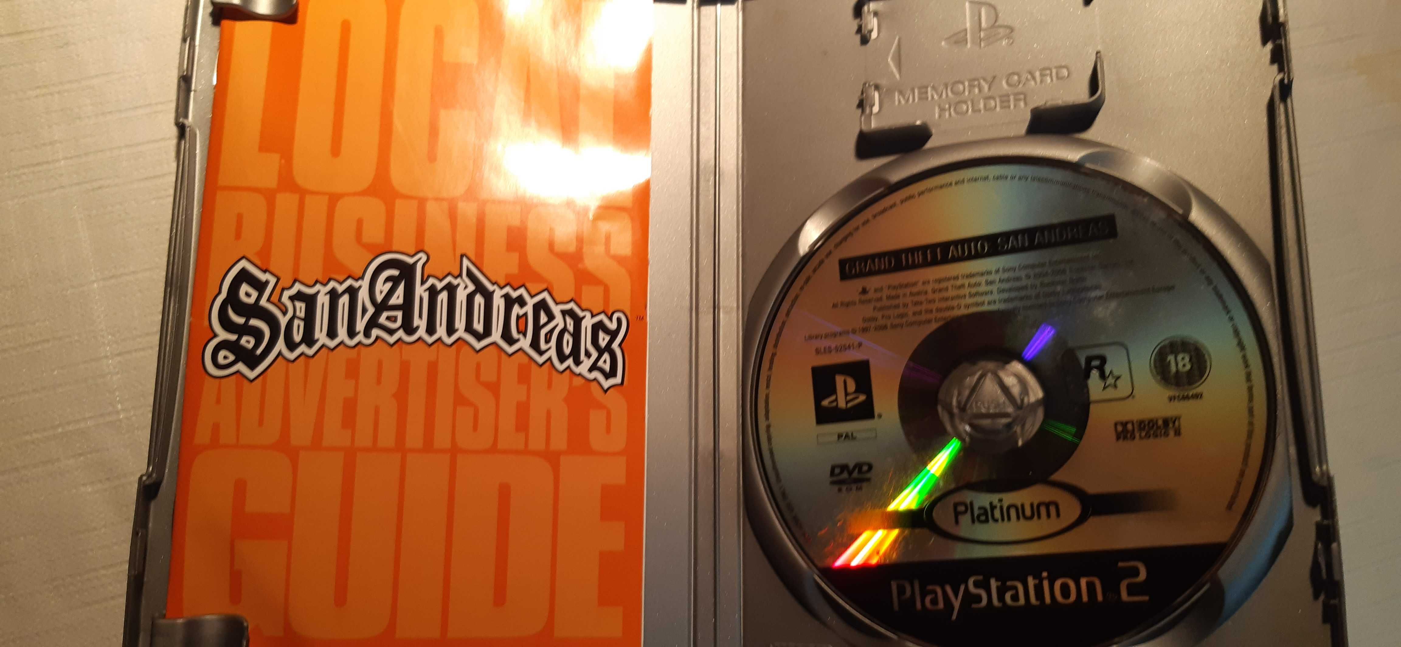 Grand Theft Auto San ANDREAS playstation 2 PS2 gra