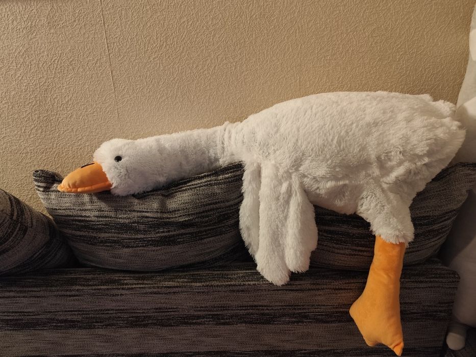 М'який метровий гусь іграшка дитяча