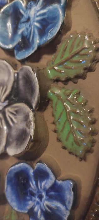 Настінне панно вінтаж керамічна табличка картина JIE GANTOFTA