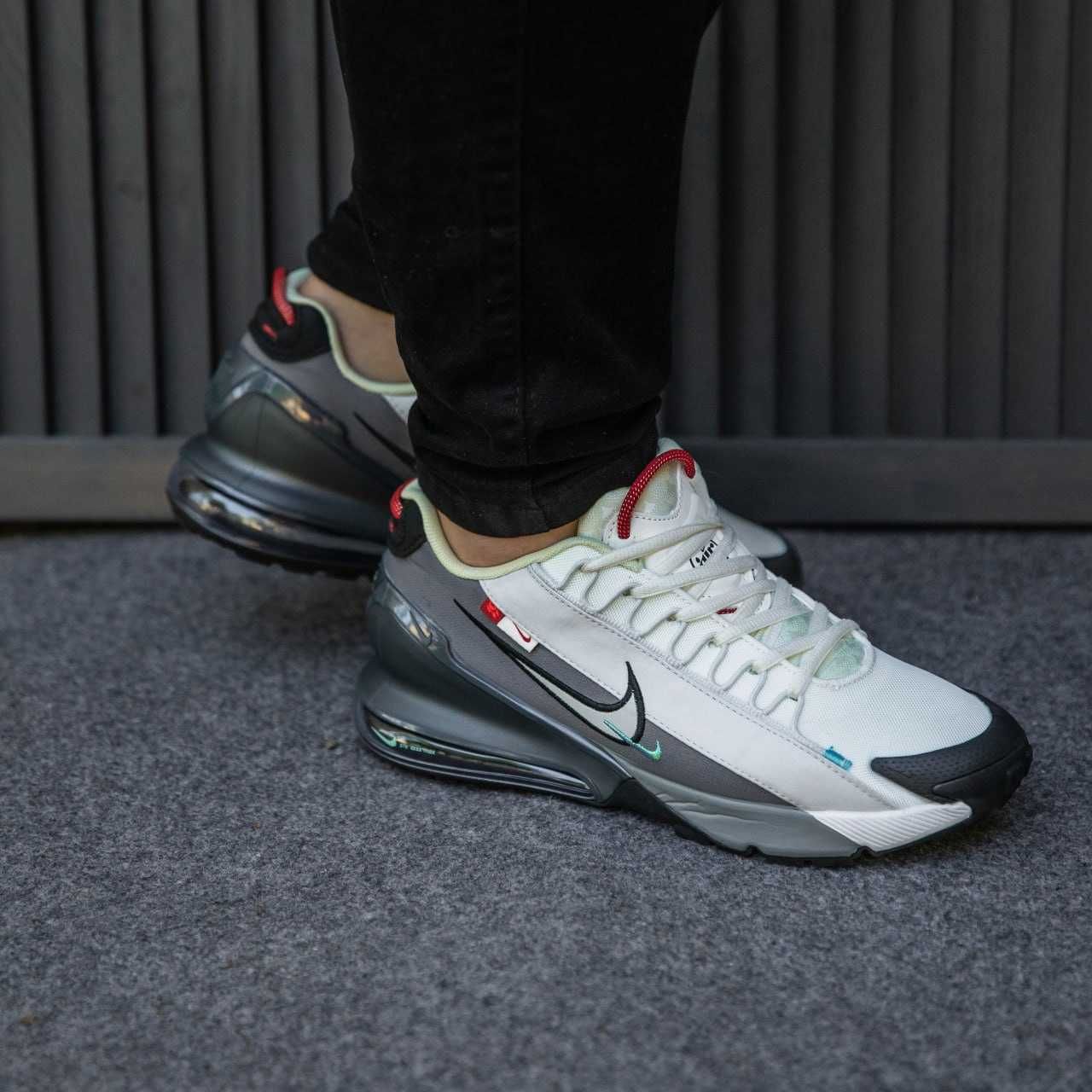 Чоловічі кросівки Nike Air  max 270 білий з сірим  2683 СУПЕР