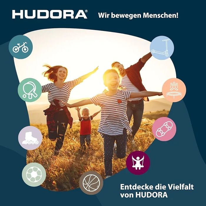 HUDORA Trampolina Fantastic w różnych rozmiarach – trampolina ogrodowa