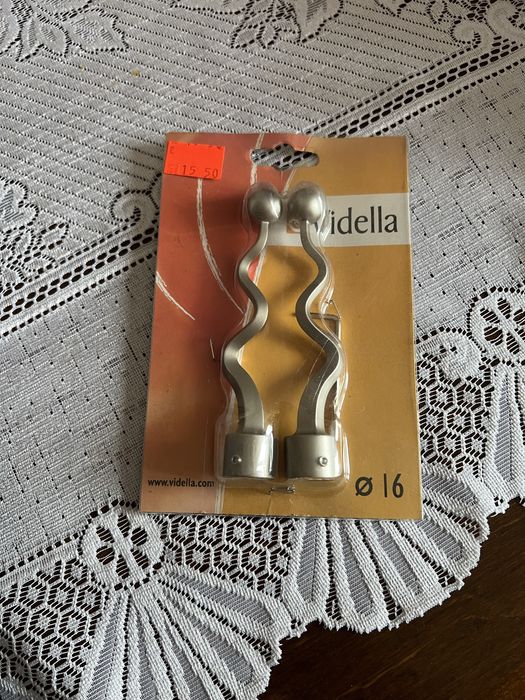 Zakończenie do karnisza satyna perłowa