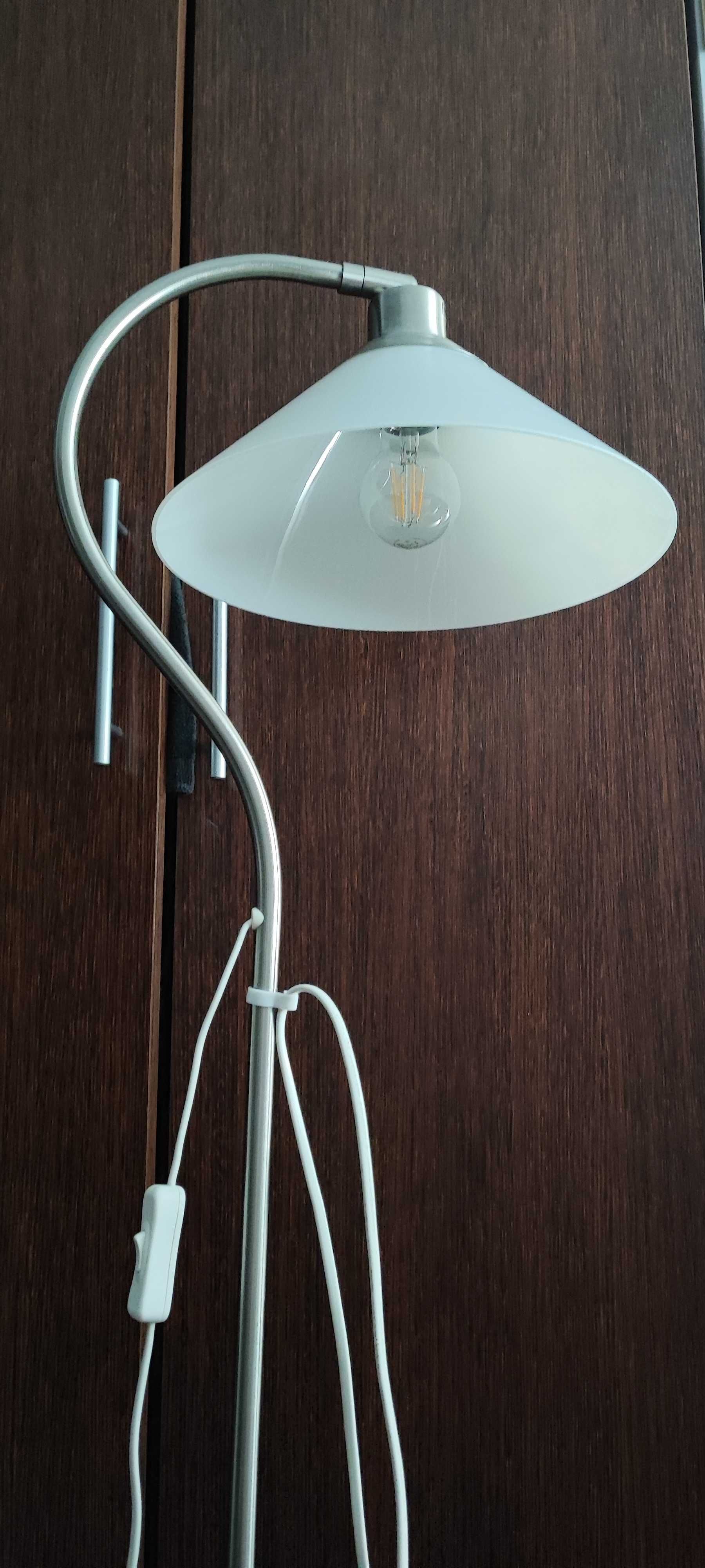Lampa stojąca IKEA (model retro) szklany plafon. STAN IDEALNY
