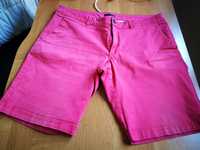 Spodnie spodenki szorty męskie krótkie Sisley rozmiar 54 czerwone