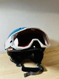 Kask narciarski Rossignol + google Alpina