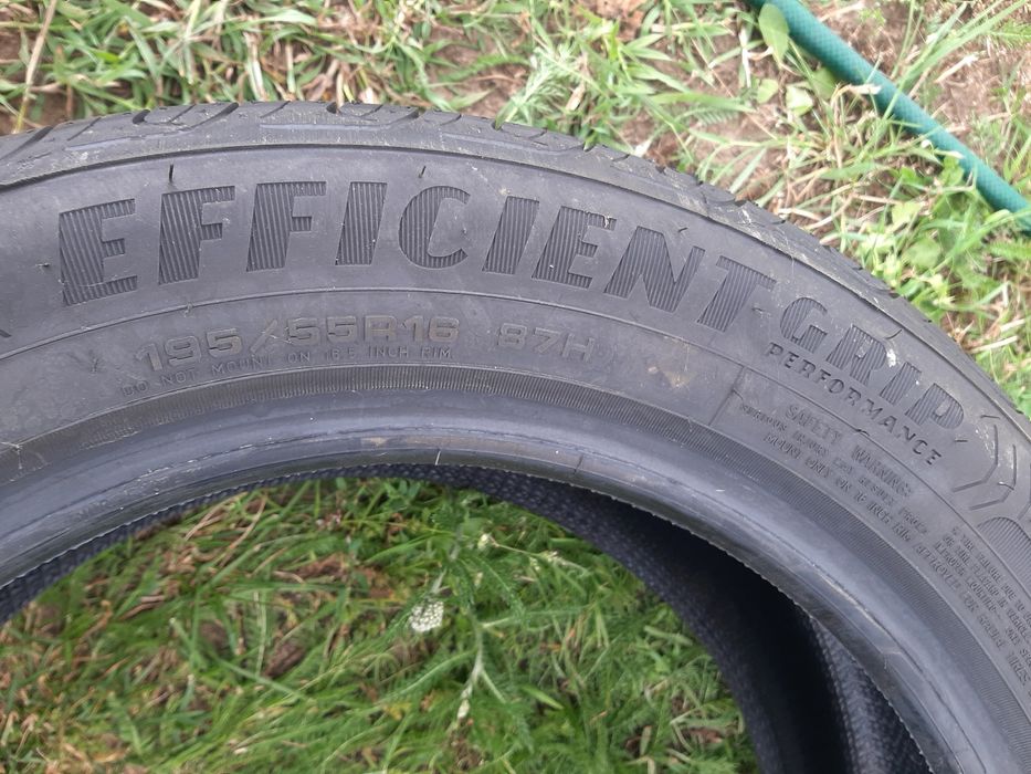 4x Opony letnie 195/55R16 GoodYear EfficientGrip / Nowe 2022r