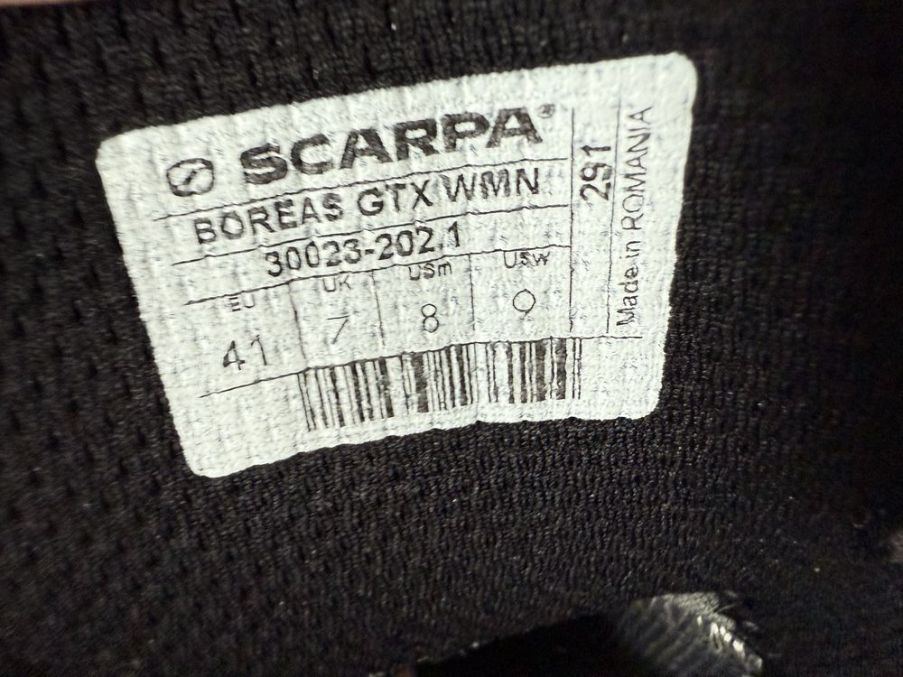 Трекінгові ботинки Scarpa gore-tex 40.5-41 розмір