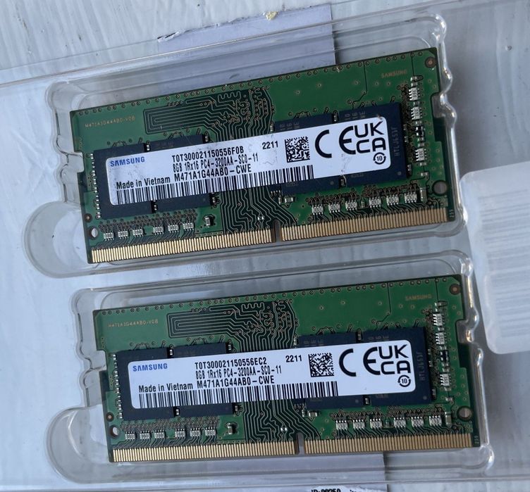 DDR4 2x8 16 32gb 2666  3200 в ноутбук оперативна пам'ять