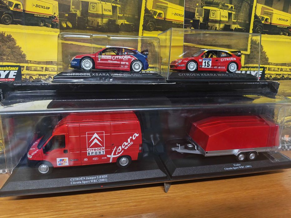 Citroen Jumper +Xsara S. Loeb +Xsara J. Puras -Team Citroen Sport 1:43