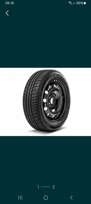 Skoda Scala koła zimowe z kołpakami Nowe oryginał