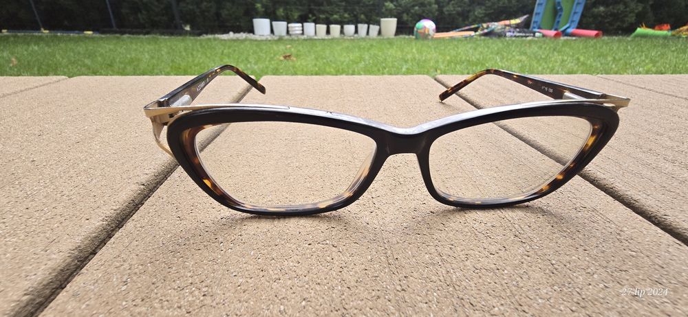 Oprawki Azarro Panterki Kocie Oczy ze szkłami minusy Okulary