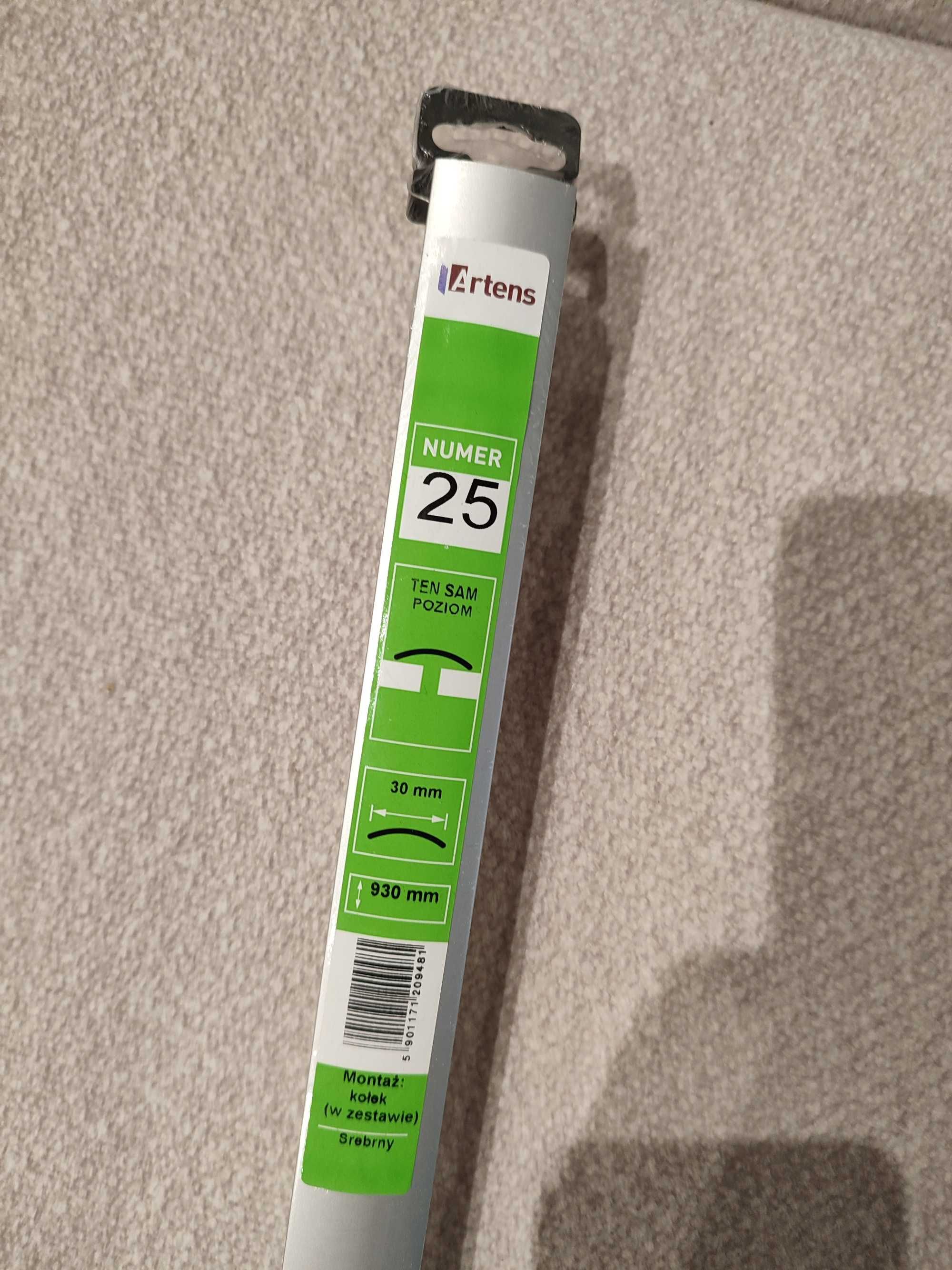 Listwa progowa dylatacyjna uniwersalna Srebrny 30x930 mm Artens